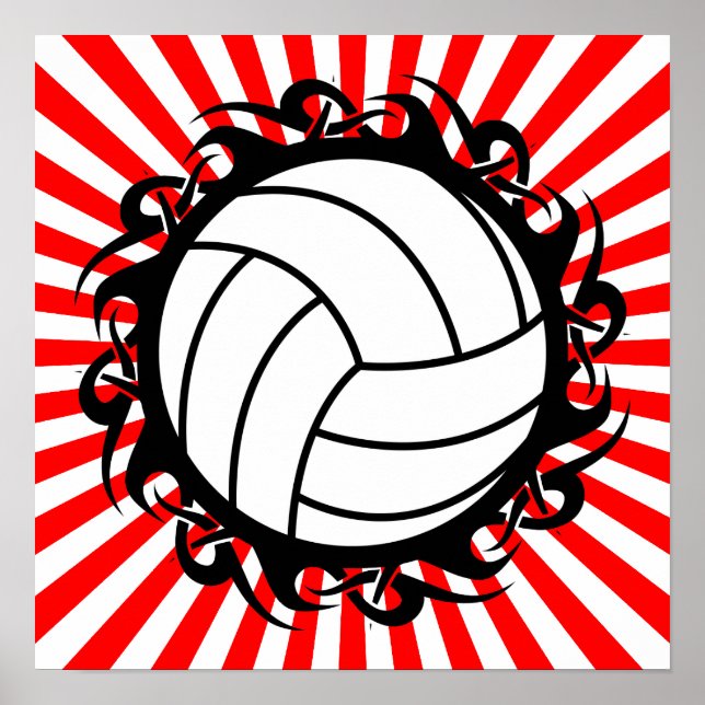 tribal volleyball poster (Front)