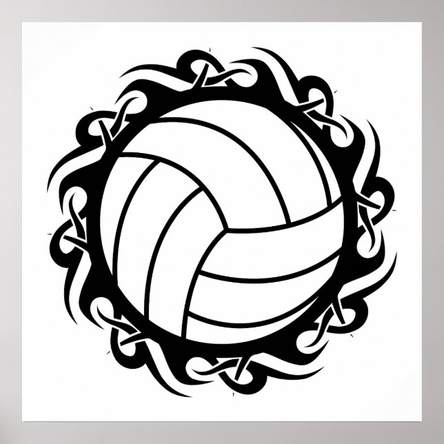 tribal volleyball poster (Front)