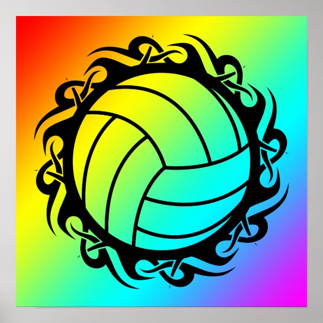 tribal volleyball poster (Front)