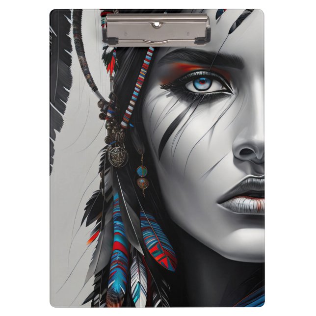 Tribal Warrior Clipboard (Front)