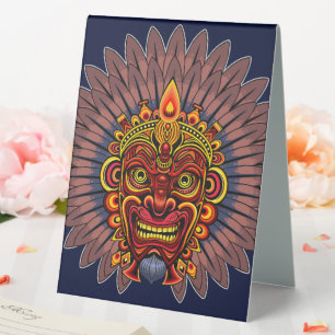 Tribal Warrior King Ritual Mask