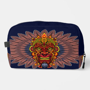 Tribal Warrior King Ritual Mask Dopp Kit