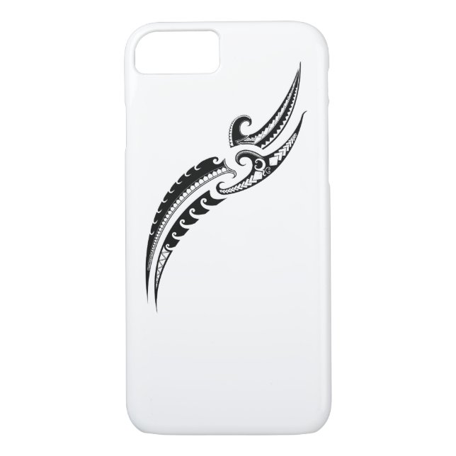 Tribal Warrior Pattern - Polynesian Phone case (Back)