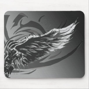 tribal wing design mouse mat
