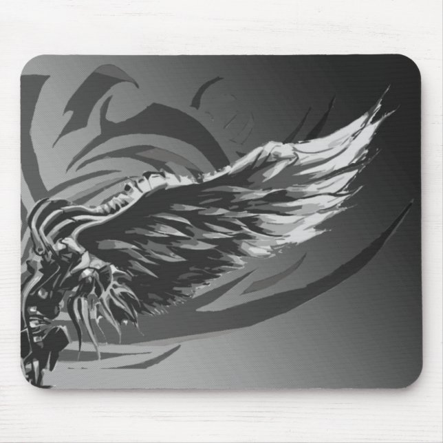 tribal wing design mouse mat (Front)