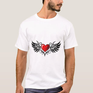 Tribal Winged Heart T-Shirt