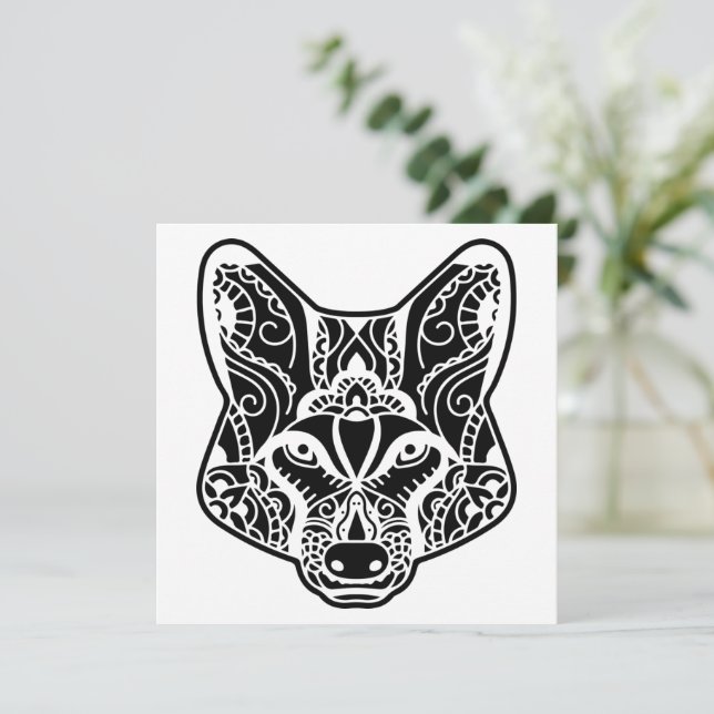 Tribal WOLF  (Standing Front)