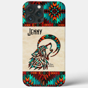 Tribal Wolf iPhone 13 Pro Max Case