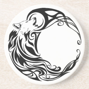 Tribal Wolf Coaster