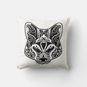 Tribal WOLF Cushion