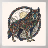 Tribal Wolf