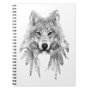 Tribal Wolf Spirit Notebook