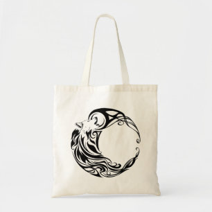 Tribal Wolf Tote Bag