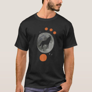 Tribal Wolfs Spaces For Moon Nights Men Women T-Shirt