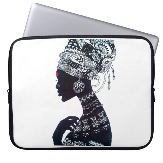 Tribal Women Design Laptop Sleeve (Front)