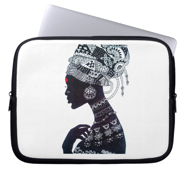 Tribal Women Design Laptop Sleeve (Front)