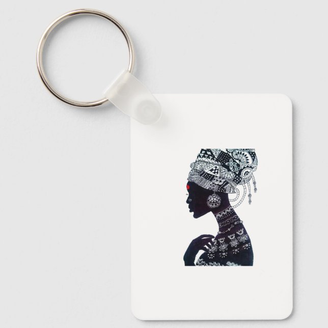 Tribal Women Key Ring (Front)