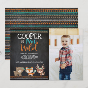 Tribal Woodland Invitation