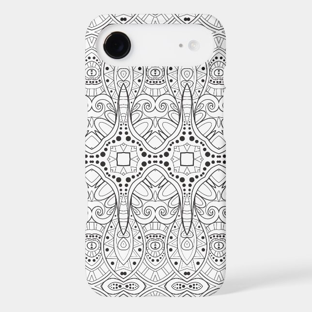 Tribal Zendoodle Design Case-Mate iPhone Case (Back)