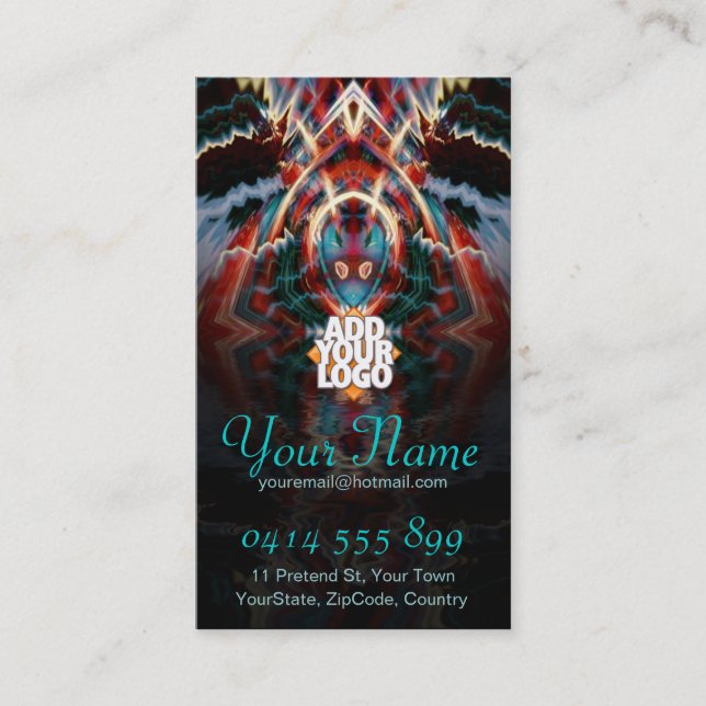 TribalSheild Fractal Business Card (Front)