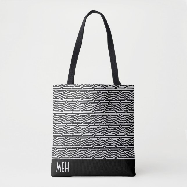 Tribangled Minor Monogram Tote Bag (Front)