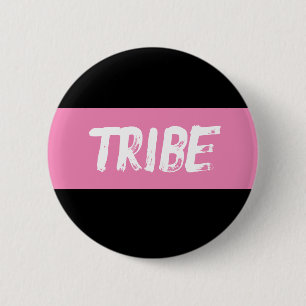 Tribe Double Pink 6 Cm Round Badge