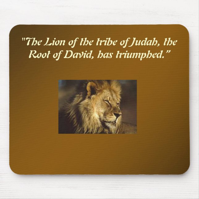 Tribe of Judah Mouse Mat (Front)