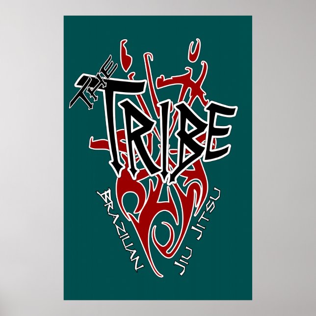 Tribe Poster Large Teal [22.86" x 34.5"] (Front)
