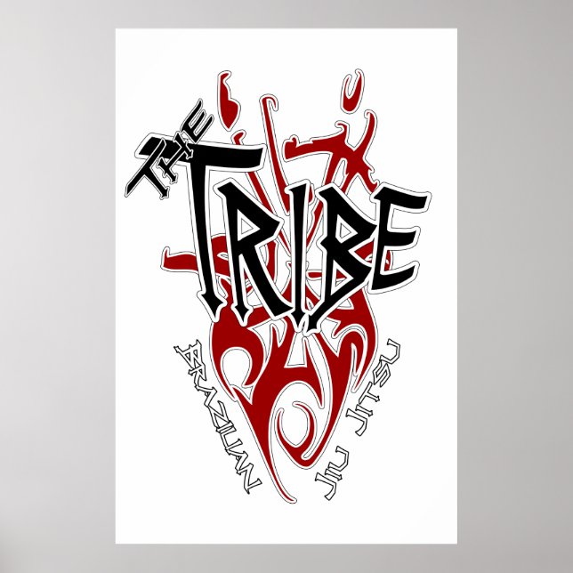 Tribe Poster Large White[22.86" x 34.5"] (Front)