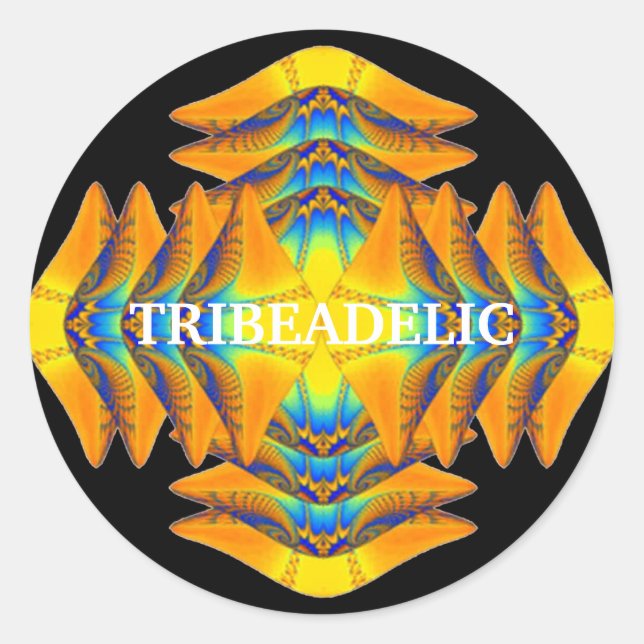 Tribeadelic Merchandise Sticker (Front)