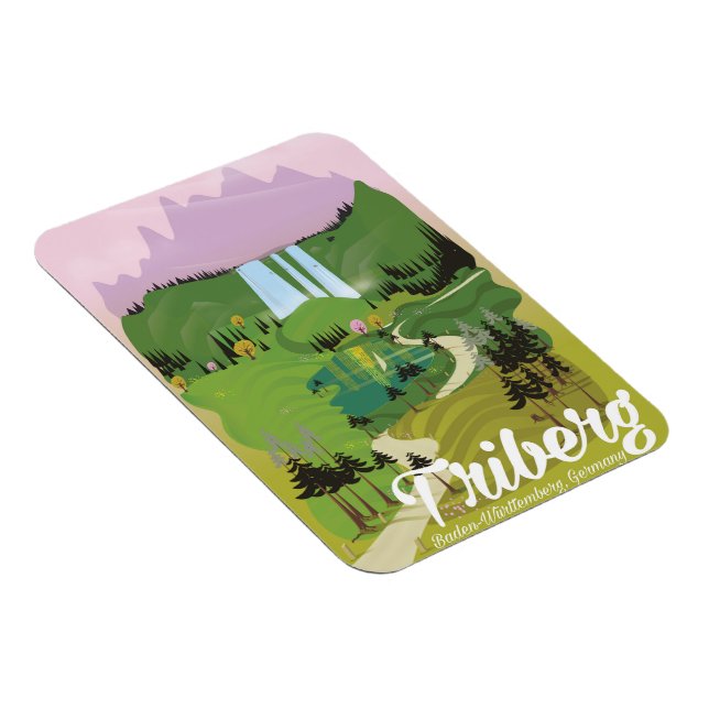 Triberg ,Baden-Württemberg, Germany Magnet (Right Side)