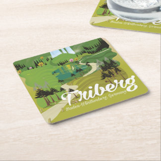 Triberg ,Baden-Württemberg, Germany Square Paper Coaster