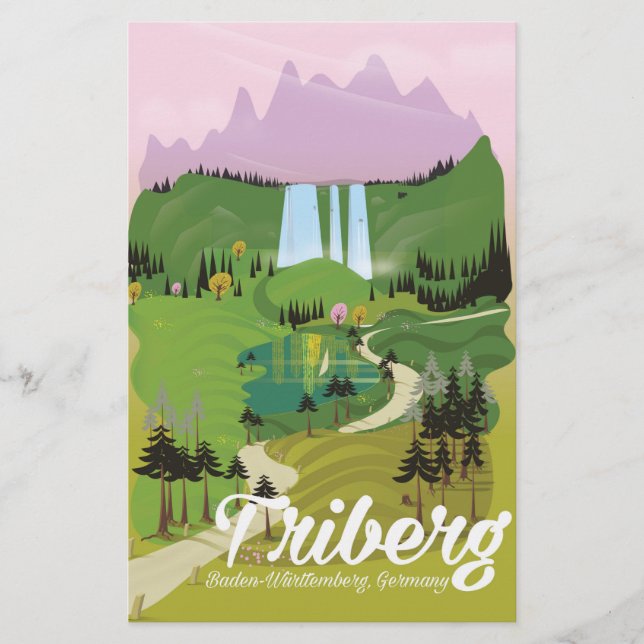 Triberg ,Baden-Württemberg, Germany Stationery (Front)
