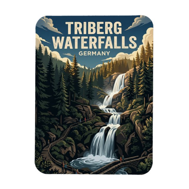 Triberg Waterfalls Germany Magnet (Vertical)