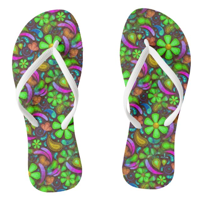Tribes Flip Flops (Footbed)