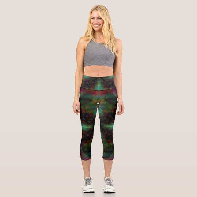 Trible Capri Leggings (Front)