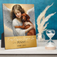 Tribute for Loss of Dachshund Angel Illustration