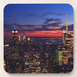 Tribute In Light Sept 11, World Trade Cntr ESB #2 Coaster