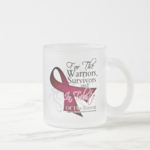 Tribute - Multiple Myeloma Frosted Glass Coffee Mug