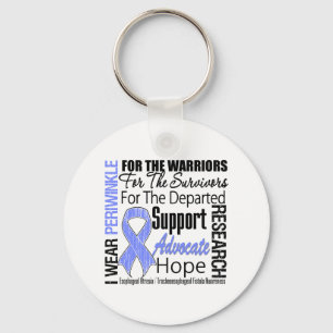 Tribute Oesophageal Atresia I Wear Periwinkle Key Ring