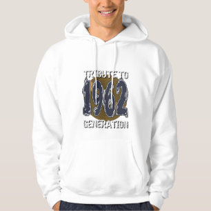 Tribute to 1962 birthday hoodie