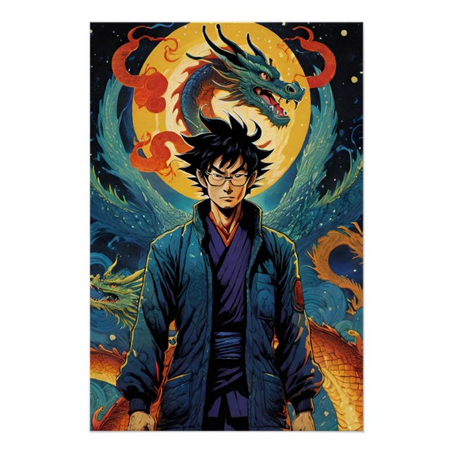 Tribute to Akira Toriyama Poster (Front)
