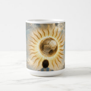 Tribute to Argentina Football Legend Coffee Mug
