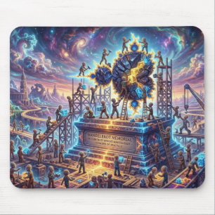 Tribute To Benoit Mandelbrot Mandelbrot Founder Mouse Mat