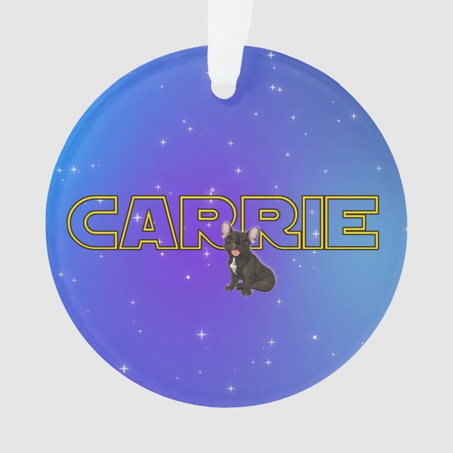 Tribute to Carrie Ornament (Front)