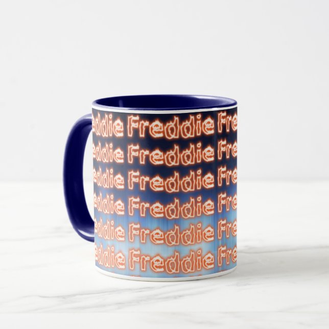 Tribute to Freddie flame Mug (Front Left)