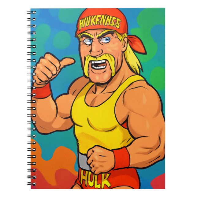 Tribute to Hulk Hogan Notebook (Front)