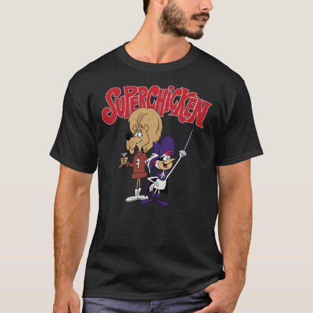 Tribute to Jay Ward&x27;s Classic &quot;Super Chic T-Shirt (Front)