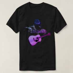 Tribute to Leonard cigarette purple T-Shirt