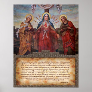 Tribute to Our Lady of Sorrows. Poster